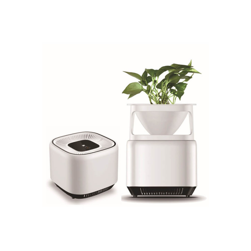 360° Desktop Air Purifier with Plant Pot