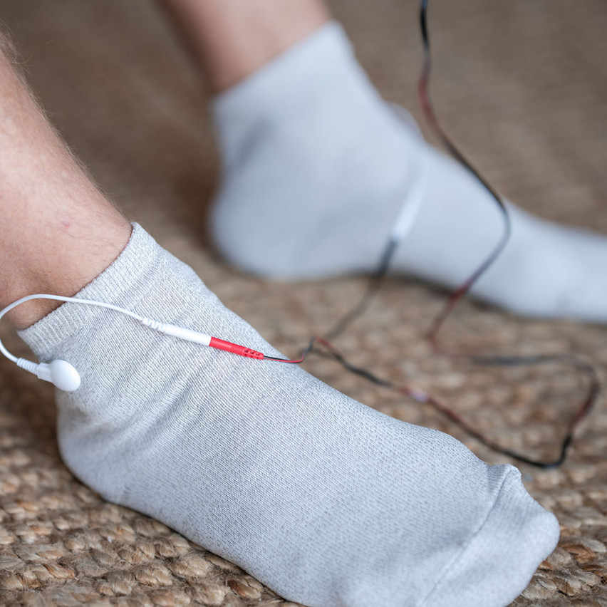 Electrode Conductive Stimulation Sock Garment