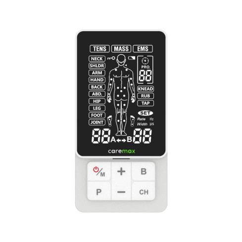 Caremax 2.0 Pro MicroCurrent TENS Machine & EMS 3 in 1 Combo TVNS CES Unit